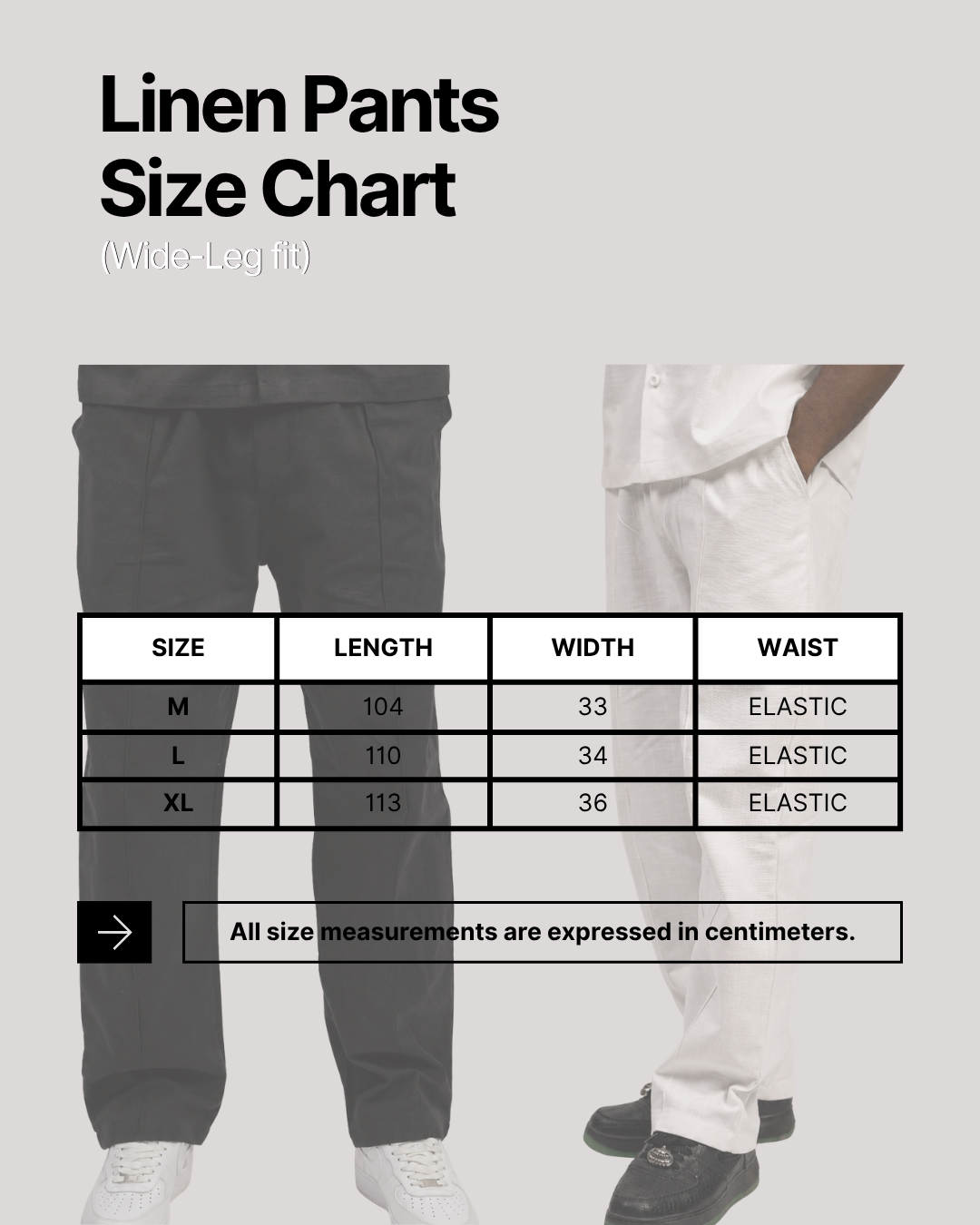 Relaxed fit Linen Trousers – Black