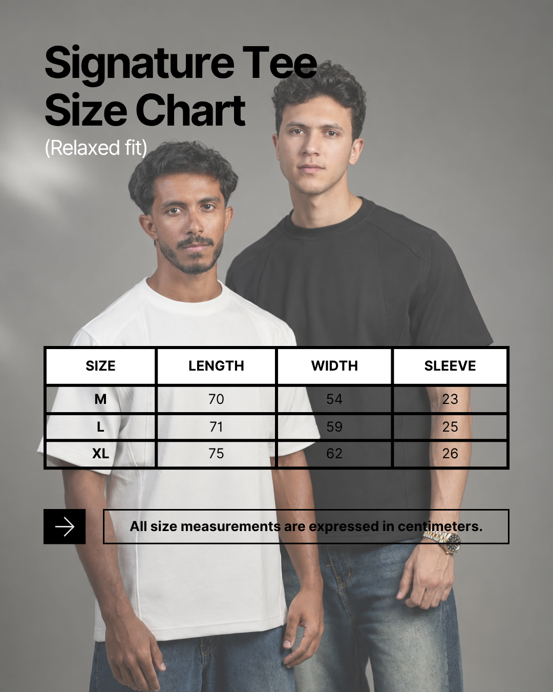 Beyond Basic Signature Tee – White