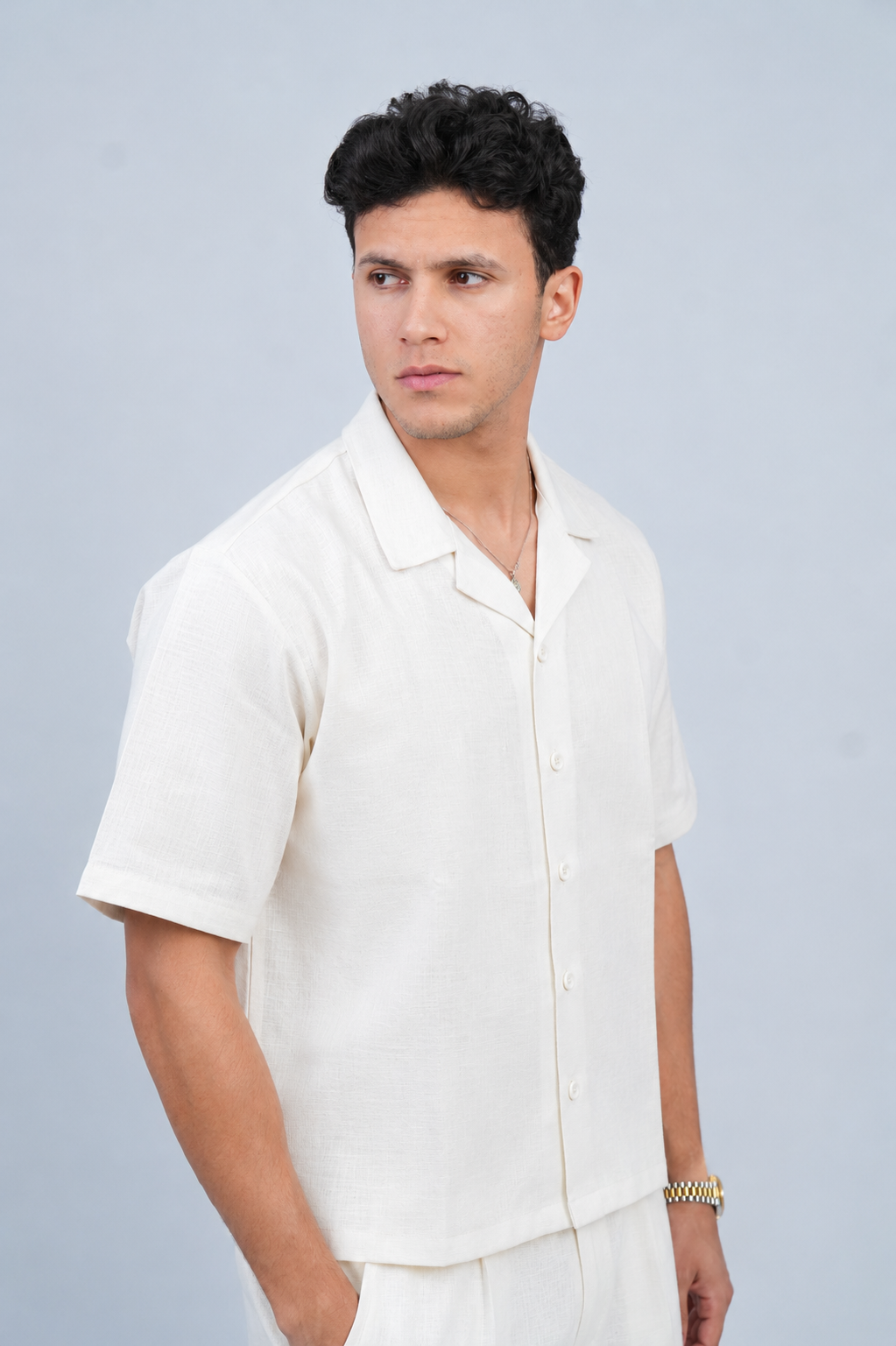 Premium Linen Set - Off White